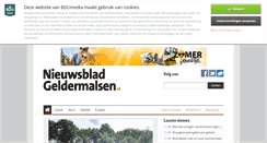 Desktop Screenshot of nieuwsbladgeldermalsen.nl