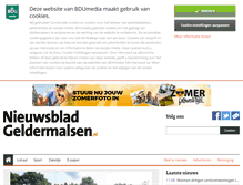 Tablet Screenshot of nieuwsbladgeldermalsen.nl